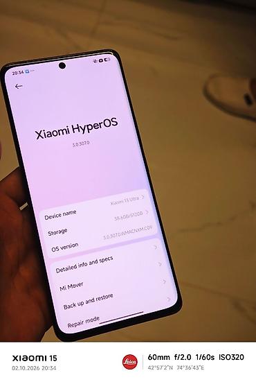 Уюлдук телефондор жана аксессуарлар: Xiaomi, 13 Ultra, Колдонулган, 512 ГБ, түсү - Кара — 6