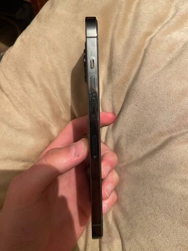 телефон 13про: IPhone 12 Pro Max, 128 ГБ, Графит, 100 %