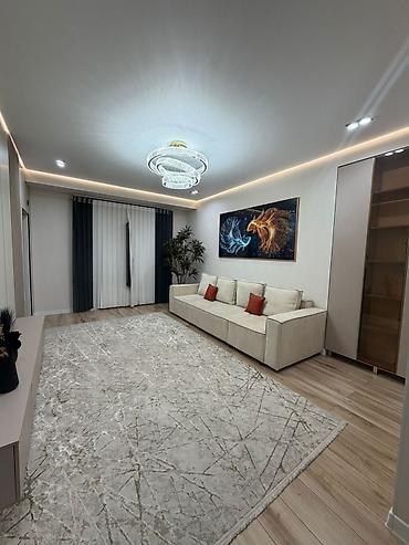 60: 2 комнаты, 60 м², ул. Калык Акиева Элитка, 14 этаж, Дизайнерский ремонт — 1