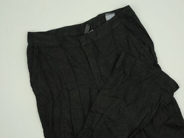 H&M Divided, Material trousers for women, size XL (EU 42)