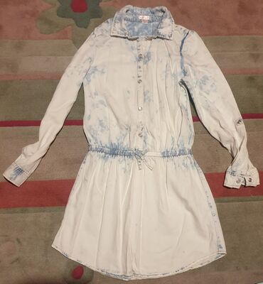 srebrne mindjuse za devojcice: Midi, Long sleeve, 140-146