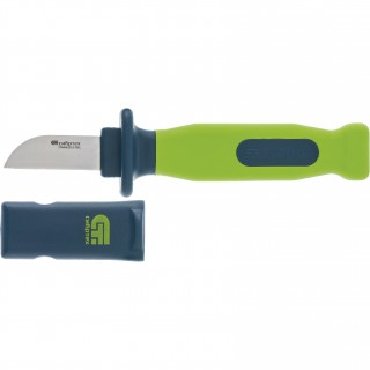 ножи зептер: Нож монтажника с чехлом, обрезиненная рукоятка, 197 мм, лезвие 50 мм