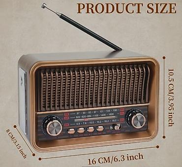 iran pecinin qiyməti: Retro üslublu portativ radio və fənər Radio yenidir heç istifadə — 3