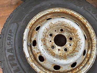 Колеса в сборе: Колеса в сборе 215 / 75 / R 16, Зима, Б/у, Комплект, Легкий коммерческий транспорт (C/LT), Железные, отверстий - 5 — 6