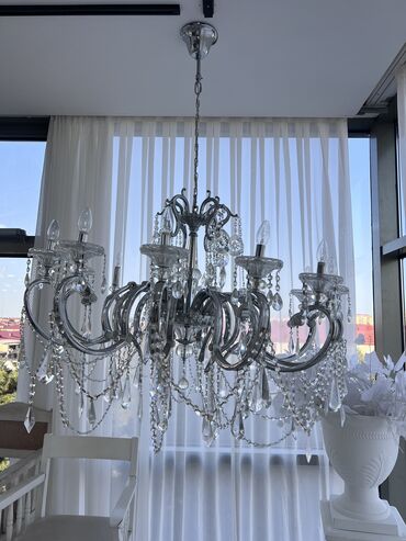 Çilçıraqlar: Çılçıraq, 10 və daha çox lampa, Xrustal