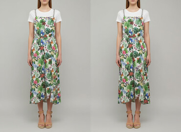 sukienki dla puszystych na wesele modne wzory: Moon Chang, Women`s overall, size S