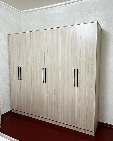 Dolablar: Yeni, 6 qapı, Ağ, Açılan, Düz dolab — 1