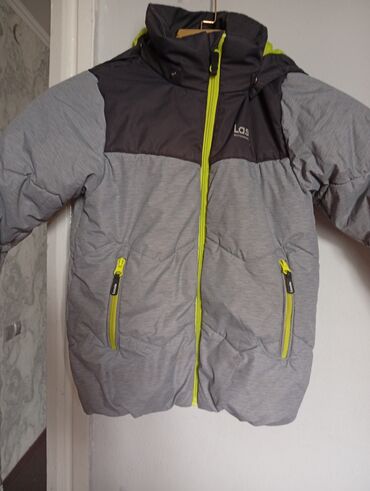 день ночь корейские таблетки: Детская зимняя куртка LAS Outwear, рост 116 - Цвет: серый меланж с