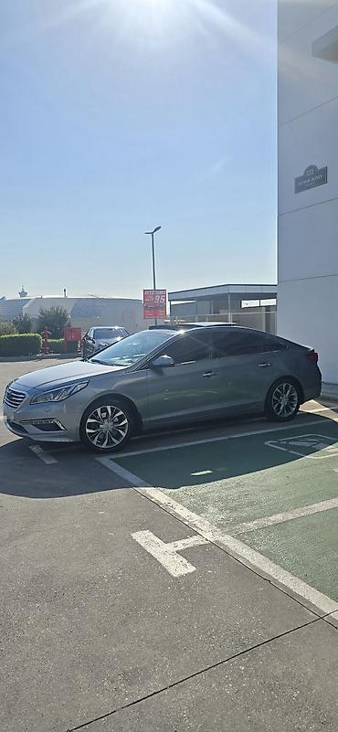 tesla model x: Hyundai Sonata (gümüş rəng), sedan kuzov.Tenmiz Serviz.2.4 Doc Mator — 4
