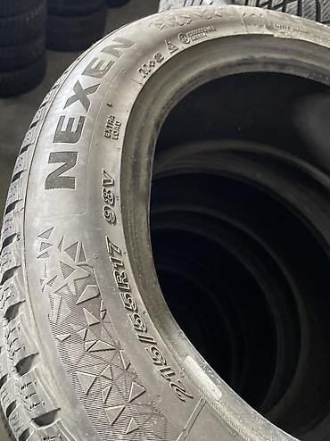 ling long: Шины 215 / 55 / R 17, Зима, Б/у, Пара, Легковые, Корея, Nexen — 3