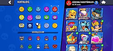 dustin: Brawl Stars hesabı – yüksək səviyyəli kolleksiya - Kupa yolu: 85,916 — 3