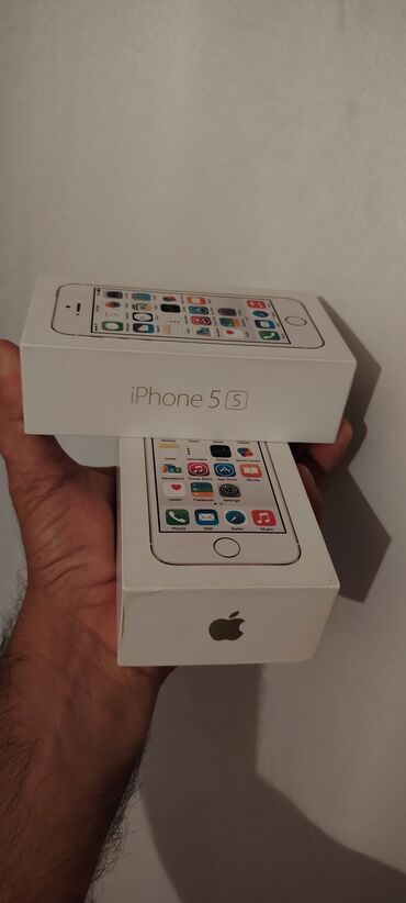 iphon 7s: IPhone 5 s qutusu (коробка İphone 5s) 2 ədəd . Rəng Gold COLOR GOLD