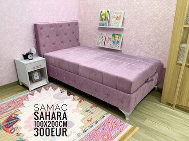 nameštaj m: Jednokrevetni krevet "Samac Sahara" dimenzija 100x200 cm, idealan za