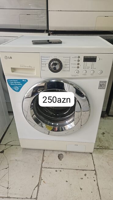 meyve qurutma: Paltaryuyan maşın LG, 6 kq, Avtomat, Qurutmasız, Kredit yoxdur