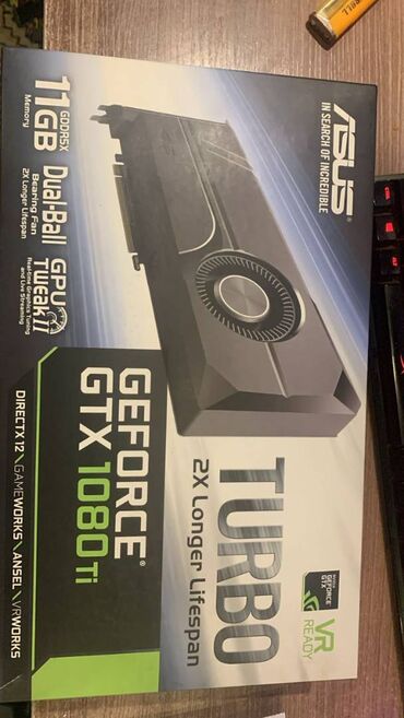 оперативная память ddr5: Видеокарта, Б/у, Asus, GeForce GTX, 12 ГБ, Для ПК