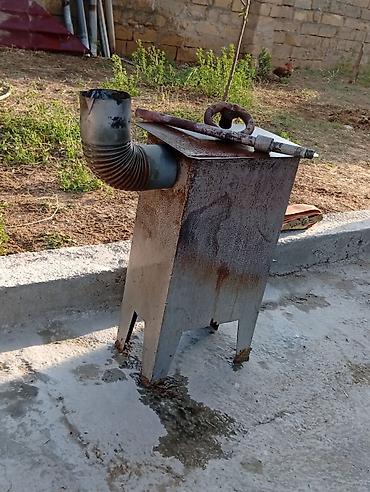 peçka soba: Metalkorpus sobası – qaz turbasi ilə işləyir qazın turbasida — 2