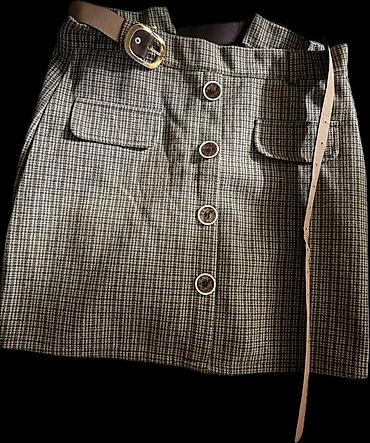 Личные вещи: Qadın ətəyi – klassik xırda qaşlı (houndstooth) naxış - Model: beldən — 1