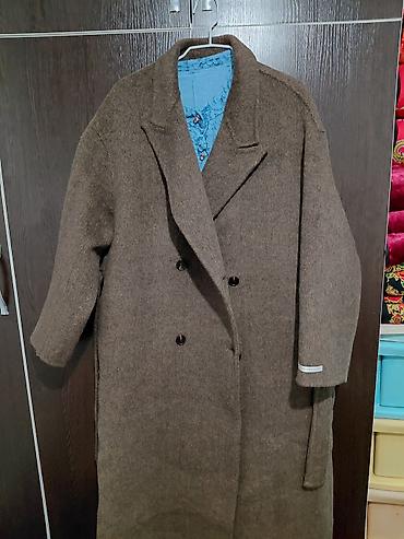 Пальто, Халат, Длинная модель, С поясом, L, XL, 2XL
