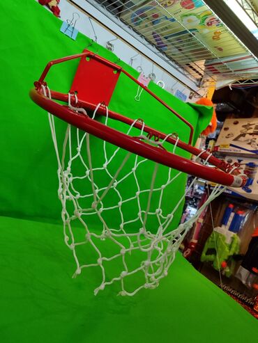 Игрушки: Кольцо баскетбольное для броска мячей🏀 Комплектация товара: 1 большое at lalafo.kg — 4 Игрушки: Кольцо баскетбольное для броска мячей🏀 Комплектация товара: 1 большое — 4