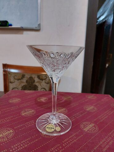 Qədəhlər: Qədəhlər, rəng - Ağ, Xrustal, 6 ədədli dəst, 250 ml, Çexiya