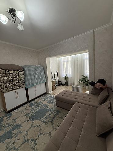 room: 2 комнаты, 50 м², Толойкон мкр., 105 серия, 1 этаж, Евроремонт — 3