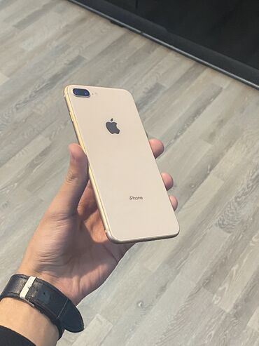 Apple iPhone: IPhone 8 Plus, 128 GB, Qızılı, Zəmanət, Barmaq izi, Simsiz şarj