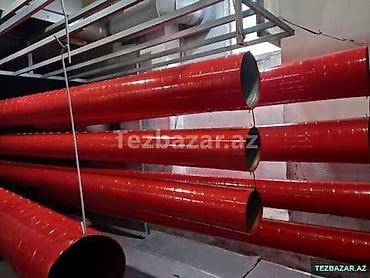 usta işləri: Qırmızı rəngdə spiral (boru) ventilyasiya kanalları - Material — 1