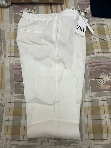 джинсы zara: Брюки XL (EU 42), цвет - Белый