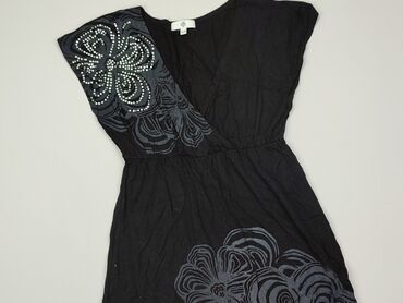 sukienki trapezowa czarna: Sukienka, XS, stan - Dobry