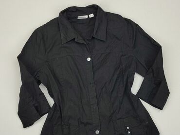 czarne bluzki z rękawem 3 4: Koszula Damska, XL, stan - Bardzo dobry
