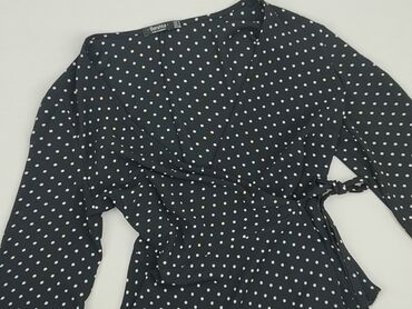 czarne bluzki oversize: Blouse, Bershka, S (EU 36), condition - Very good