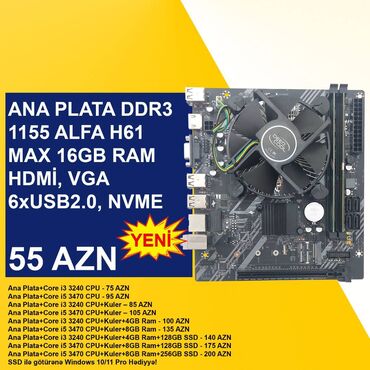 Ana platalar: Ana Platası Kompüter üçün Ana Platalar -da lalafo.az — 6 Ana platalar: Ana Platası Kompüter üçün Ana Platalar — 6