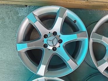 diska 13: Литые Диски R 17 Mercedes-Benz, Комплект, отверстий - 5, Б/у — 4