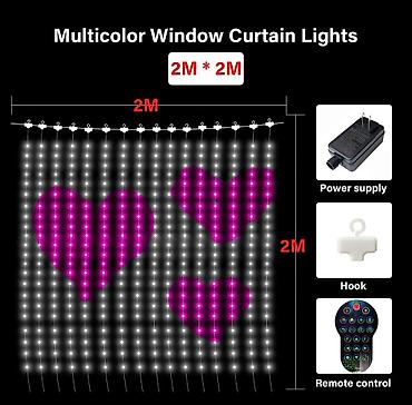smart light: Умная светодиодная гирлянда RGB c управлением через приложение Для — 2