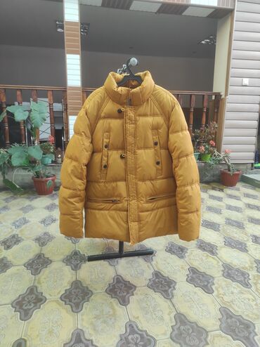 бомбер куртка мужская: Куртка 3XL (EU 46), цвет - Желтый