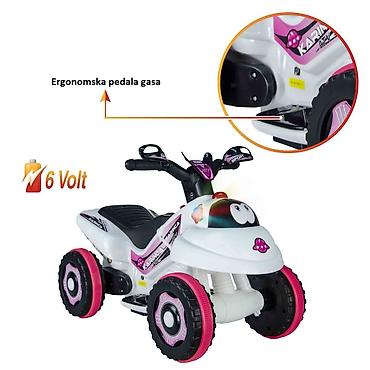 Dečiji električni automobili: Motor Ant 6V – Beli (Šifra proizvoda: 30) Električni dečiji — 7