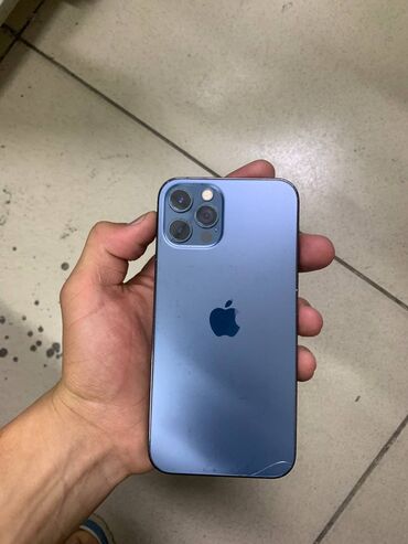 айфон 12 цена в бишкеке бу: IPhone 12 Pro, Колдонулган, 256 ГБ, Заряддоочу түзүлүш, 77 %