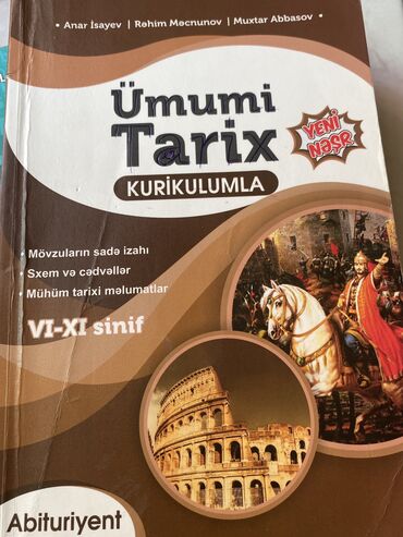 8 ümumi tarix pdf: Ümumi tarix 6-11-ci sinif Abituriuent qayda toplusu Yenidir