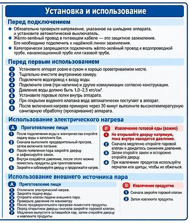 Кафелер, ресторандар үчүн: Профессиональный паровой шкаф пароконвектомат для общепита - — 4