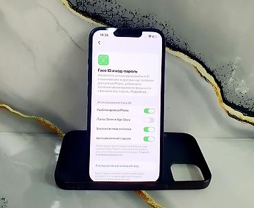 айфон is: IPhone 13, Б/у, 128 ГБ, Черный, Чехол, 100 % — 8