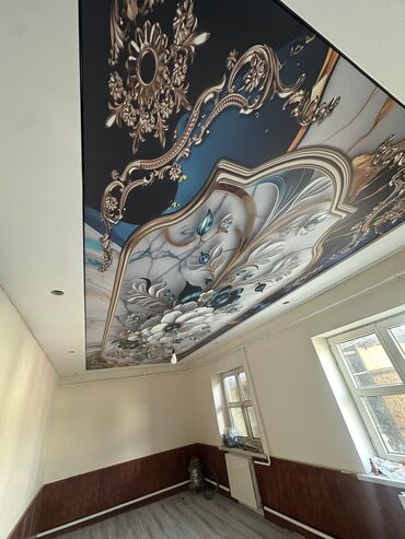 Натяжной потолок: Натяжной потолок 3D потолки, Глянцевое, Матовое Бесплатная консультация, Бесплатный замер, Гарантия — 13