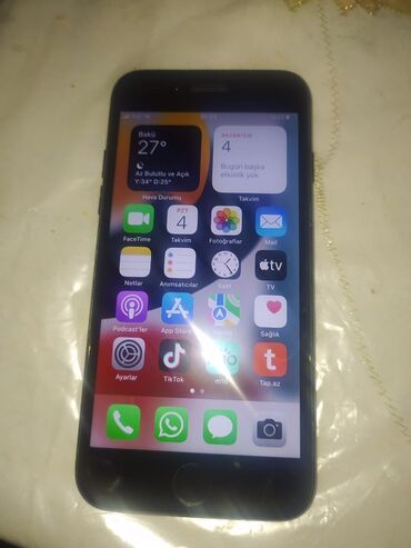 iphone kreditle: IPhone 7, 128 GB, Qara, Barmaq izi