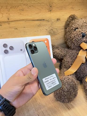 apple cinema display: IPhone 11 Pro, Б/у, 256 ГБ, Matte Midnight Green, Коробка, В рассрочку, 74 % — 4