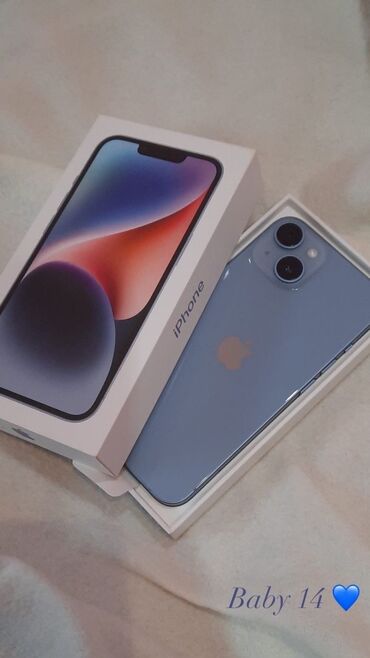 redmi 4x цена: IPhone 14, Жаңы, 128 ГБ, Көк, Коргоочу айнек, Каптама, 96 %