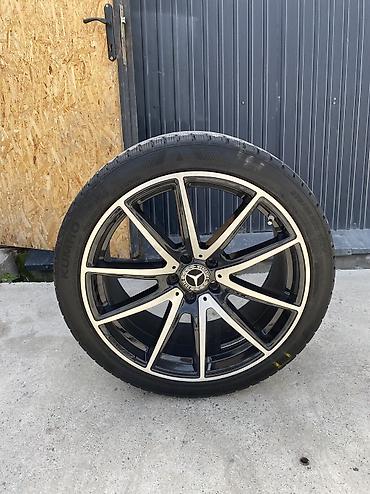 r19 mers: Комплект из 4 легкосплавных дисков с шинами для Mercedes-Benz. Диски — 5