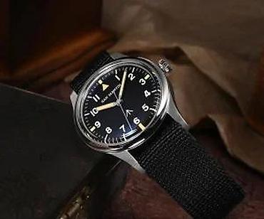Ručni satovi: San Martin SN0105-G-XB -Crna/Black- Pilot sat- Seiko — 21