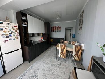 квартиры в канте продажа: 1 бөлмө, 49 кв. м, Элитка, 8 кабат, Евроремонт