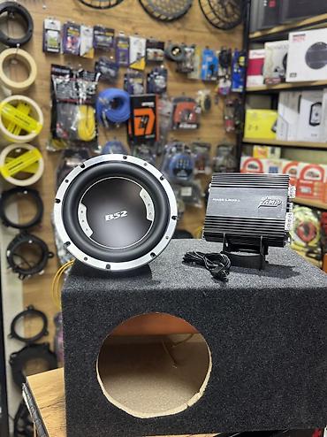 Сабвуферы для авто: Сабвуфер + моноблок + хороший короб на 110 трубе Что входит: - — 6