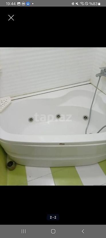 leo mator: Hidromassajlı vanna (jacuzzi) - Künc tipli, dərin kasa dizaynı - — 1