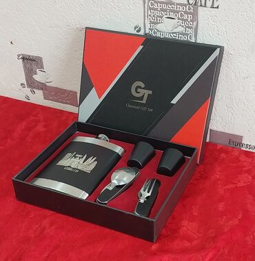 Digər içki üçün qablar: İçki qabı satılır, təzədir. Dəstinə daxildir: 1 ədəd İçki qabı, 1 ədəd — 3